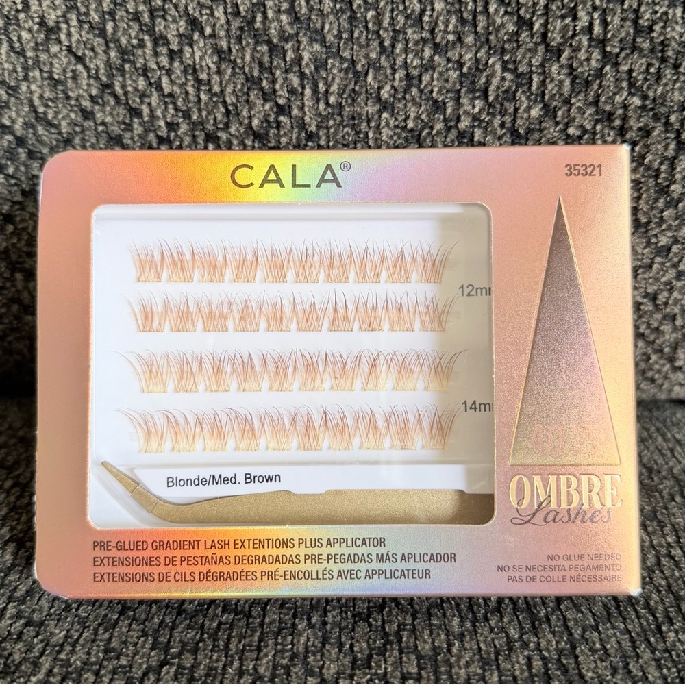 CALA Ombre Lashes Blonde/Med. Brown NWT